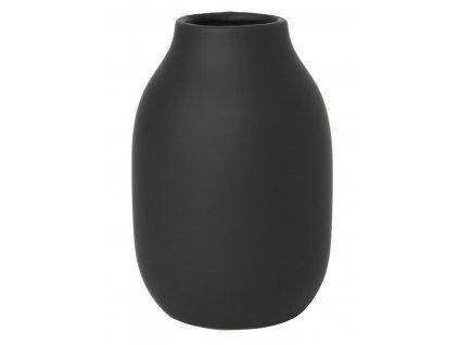 Váza malá, porcelánová, černá BLOMUS