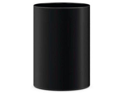 odpadkový koš nerezový černý menší civos zack