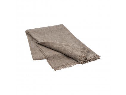 Přehoz merino 200x130cm hnědá merino Blomus