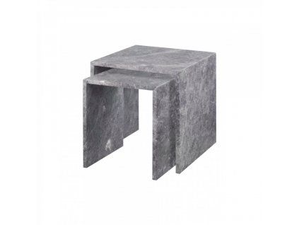 Odkládací stolek, set 2 ks VARU tundra grey Blomus