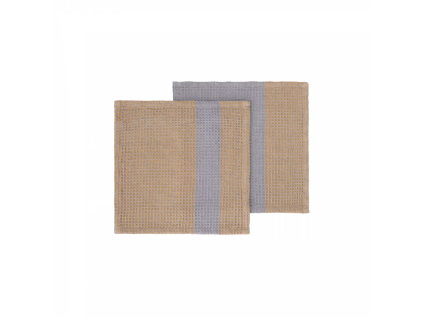 Utěrka 25x25 cm sada 2ks Indian Tan/Tradewinds GANO Blomus