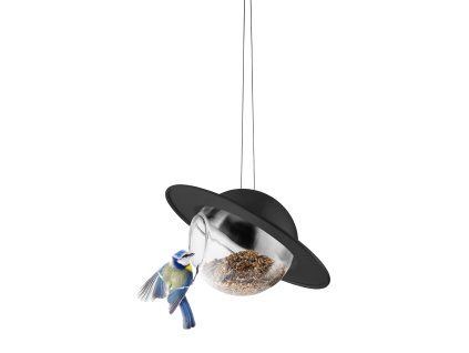 Ptačí krmítko Saturn, černá Eva Solo