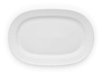 Servírovací tác 37x27 cm bílý Legio, Eva Trio