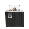 5958900 Cosicube 70 black with glass set