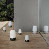 Venkovní lampa LED XL krémová