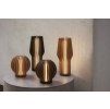Zářívá kulatá LED lampa 15cm hnědá