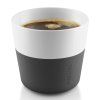 Termohrnky na kávu Lungo 230 ml 2 kusy karbonově černé, Eva Solo
