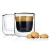 Set termosklenic na espresso NERO 80 ml BLOMUS